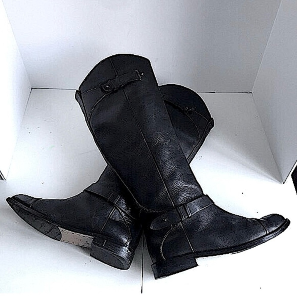 Halogen Kate Leather Riding Boots Size 8 - Picture 2 of 8